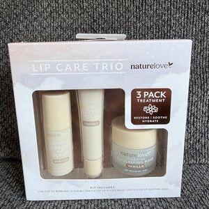 Vanilla Lip Care Trio – Cream Lip Treatment Set